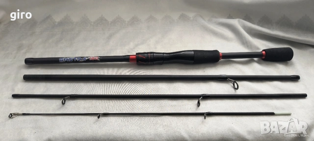 Ултра лайт карбонов спининг 180см. комплект с байткаст макара, снимка 7 - Въдици - 53861476