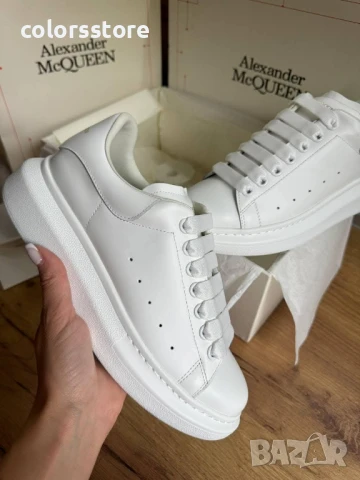 Бели кецове Alexander McQueen /BR97n, снимка 2 - Кецове - 50494195