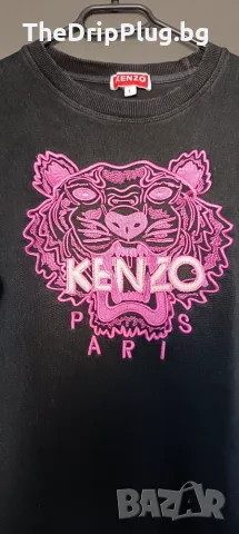 Kenzo Paris дамска блуза размер L (М) черна , снимка 2 - Блузи с дълъг ръкав и пуловери - 56200738