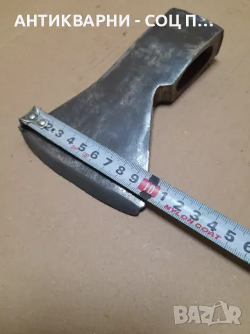 Стара Немска Брадва Топор 0.900кг. Номер 12., снимка 8 - Антикварни и старинни предмети - 48299893