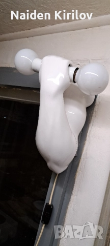 стена/настолна порцеланова лампа , снимка 9 - Настолни лампи - 52314825