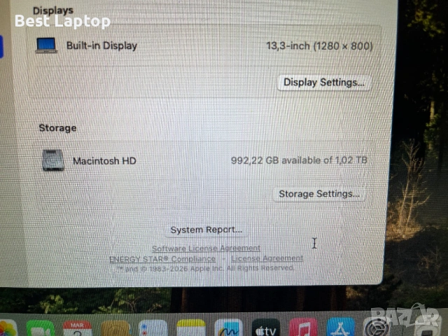 MacBook Pro i5 8gb ram 1tb ssd 13.3”  лаптоп laptop, снимка 7 - Лаптопи за дома - 51471068