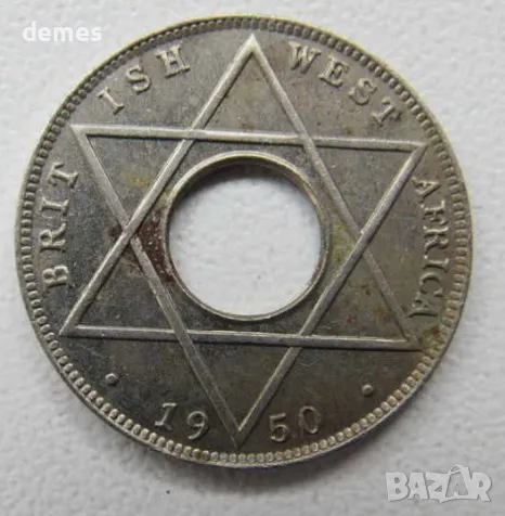 Британска Западна Африка - 1/10 пени, 1950 тип KN, 201 D