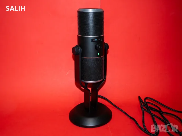 Razer Seiren Pro RZ05-0132 Silver Edition Студиен Микрофон XLR USB Гейминг Стрийминг, снимка 8 - Микрофони - 55877034