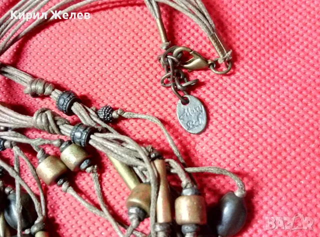 ФЛОРАЛНА ВИНТИДЖ АРТ СТИЛ ОГЪРЛИЦА ХЕНД МЕЙД УКРАШЕНИЕ МАРКОВА 47352, снимка 9 - Колиета, медальони, синджири - 47284528