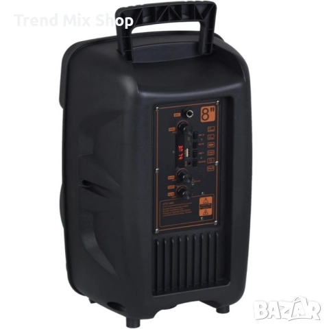 Караоке тонколона с Bluetooth 8" и микрофон GTS-1699, снимка 4 - Тонколони - 51527645