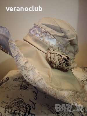 Текстилна капела Елеганца Памучна, снимка 3 - Шапки - 39782285