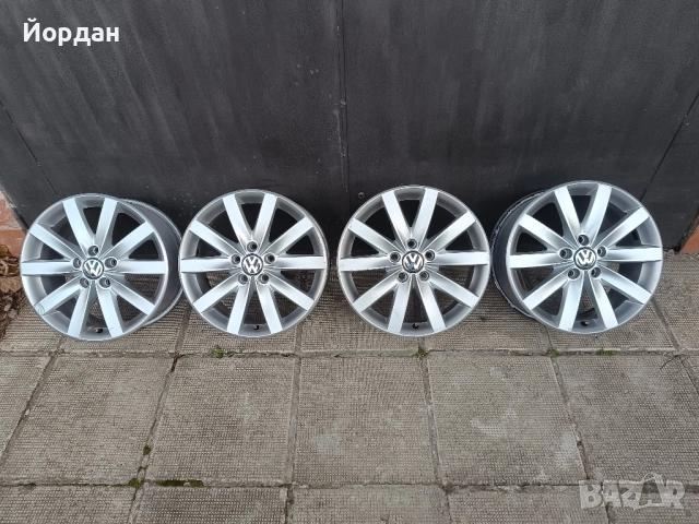 ОРИГИНАЛНИ джанти 17 'цола 5x112 7J ET54 VW Golf 6 / ФОЛКСВАГЕН Голф 6, снимка 4 - Гуми и джанти - 52914927