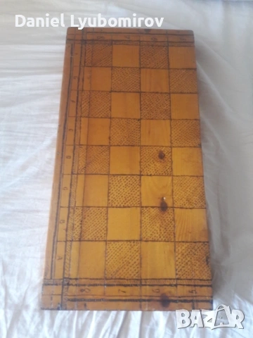 Две дървени Табли 48*48см в много добро състояние, снимка 4 - Шах и табла - 53703129