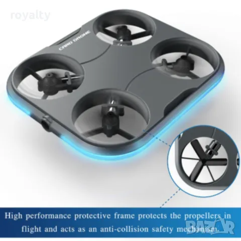 Мини дрон KAIDENG Card Drone K150 FPV RC - K150W, снимка 3 - Дронове и аксесоари - 49002474