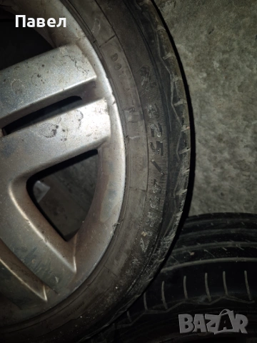Джанти с гуми от бора/голф 5х100, снимка 5 - Гуми и джанти - 53641605