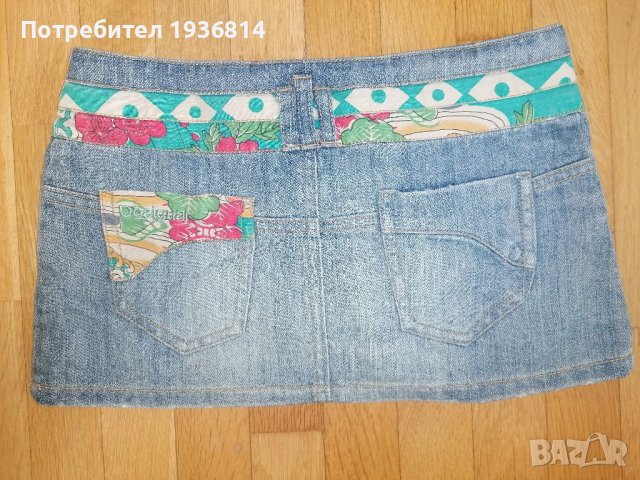 Детска дънкова пола на Desigual , снимка 4 - Детски рокли и поли - 41144446