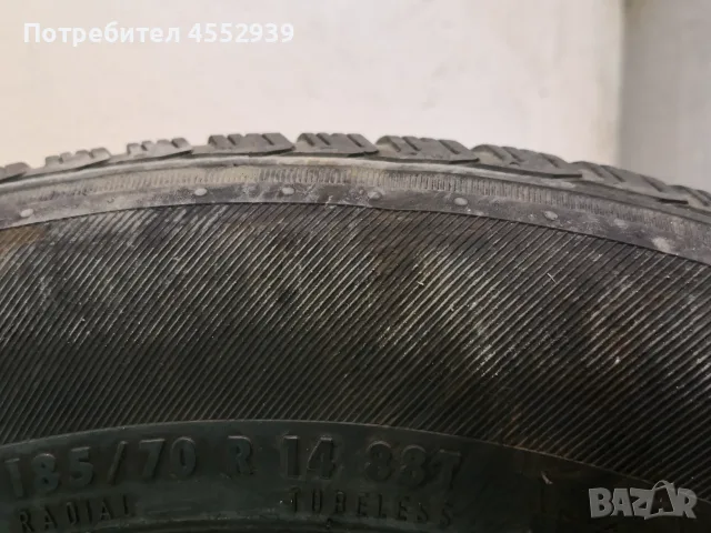 Железни джанти с гуми, снимка 3 - Гуми и джанти - 55970094