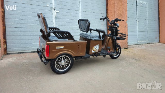Електрическа карго триколка за двама 1000W, снимка 3 - Мотоциклети и мототехника - 44413263