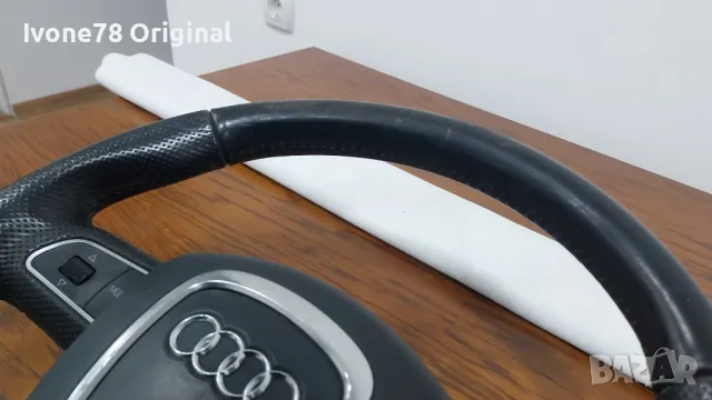 ПРОМОЦИЯ Трилъчев волан от естествена кожа за AUDI, снимка 2 - Аксесоари и консумативи - 48423950