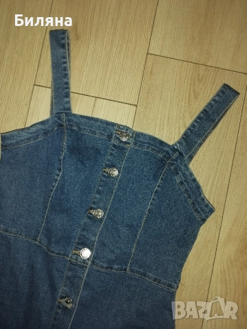 Дънкова рокля, снимка 2 - Рокли - 51474609