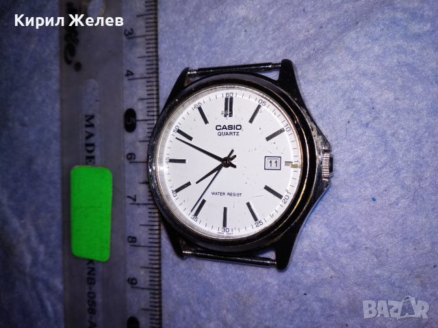CASIO QUARTZ ЯПОНСКИ МАРКОВ КВАРЦОВ МЪЖКИ СТИЛЕН ЧАСОВНИК КАСИО 37129, снимка 3 - Мъжки - 40206958