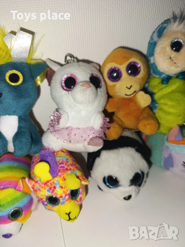 TY Малки плюшени играчки със стъклени очи, снимка 7 - Фен артикули - 52659640