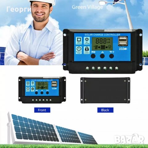 Соларен контролер 30А, снимка 4 - Друга електроника - 35760915