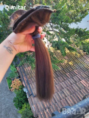 Коса 100% естествен косъм, снимка 4 - Аксесоари за коса - 51144196