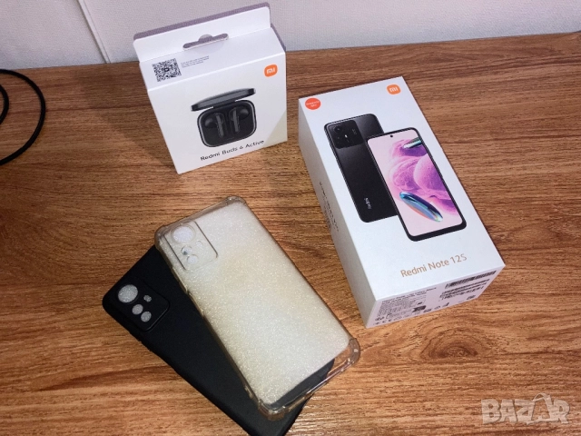 Xiaomi Redmi Note 12S 8/256GB + безжични слушалки Redmi Buds 6 Active, снимка 12 - Xiaomi - 49883118