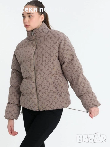 Gucci Дамско Бежово Зимно Яке Гучи Код P1493, снимка 2 - Якета - 52338844
