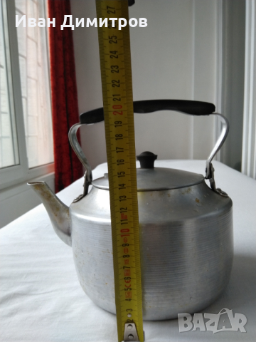 Алуминиев чайник Красной въйбожец, снимка 11 - Антикварни и старинни предмети - 44679529