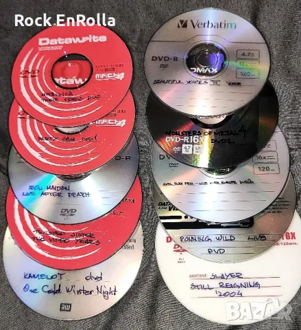 DVD-R дискове с концерти и клипове на метъл групи , снимка 3 - CD дискове - 49797944