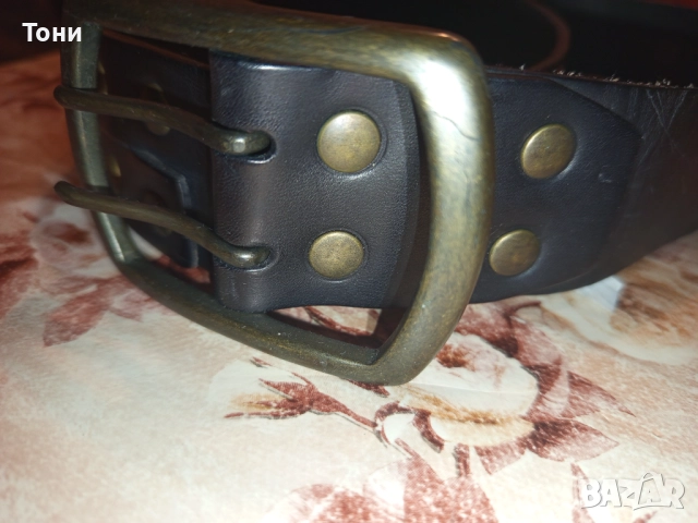 Нов Мъжки Колан Изцяло от Естествена Кожа 100см., снимка 10 - Колани - 52675782