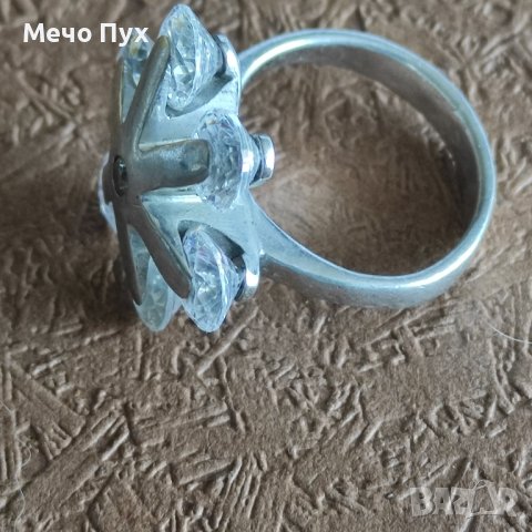 Сребърен пръстен (210), снимка 9 - Пръстени - 44338631