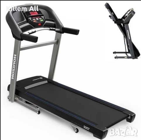 ПРОФЕСИОНАЛНА БЯГАЩА ПЪТЕКА Horizon Treadmill T202, снимка 5 - Фитнес уреди - 51797040