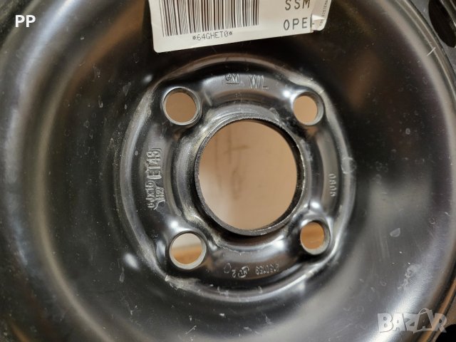 15 4х100 джанта с гума Опел / Opel, снимка 2 - Гуми и джанти - 44343187