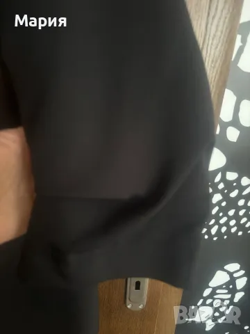 Черно дамско сако с 3/ 4 ръкави , снимка 3 - Сака - 47560740