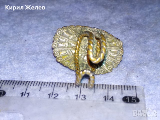 СТАРИНЕН МАЙСТОРСКИ СКЪПОЦЕНЕН АР НУВО ПОСРЕБРЕН ПРЪСТЕН с ГОЛЯМ ЮВЕЛИРНО ФАСЕТИРАН ГРАНАТ 37140, снимка 10 - Антикварни и старинни предмети - 40555141