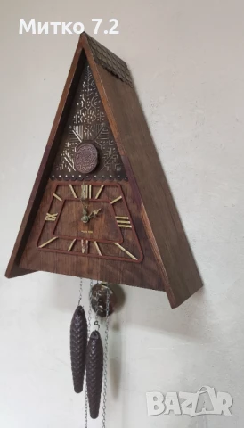 Стар часовник  кукувица, снимка 4 - Антикварни и старинни предмети - 50481065
