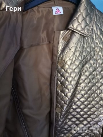 Златисто дамско яке на Аристон, снимка 5 - Якета - 41931892