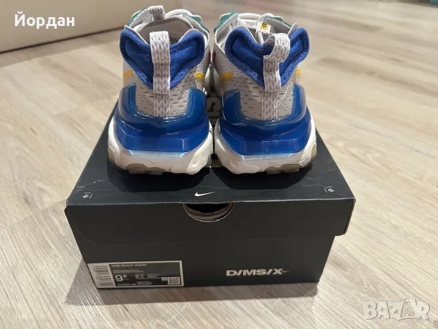 Продавам Nike React Vision, размер 43 / 27.5 см., снимка 2 - Спортни обувки - 56277335