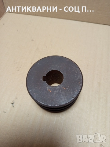 Стара Двуканална Шайба От Соца За Машини Техника 2кг. , снимка 4 - Антикварни и старинни предмети - 52539507