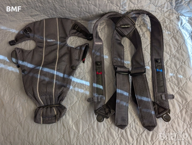 Кенгуру раница за носене на бебе BabyBjorn Mini Mesh 3D, снимка 2 - Кенгура и ранички - 53846162
