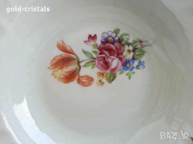 Стар български порцелан чинии, снимка 2 - Антикварни и старинни предмети - 35848968