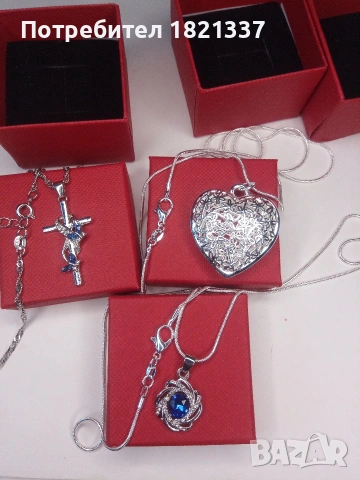 Лот колиета, снимка 3 - Бижутерийни комплекти - 53379654