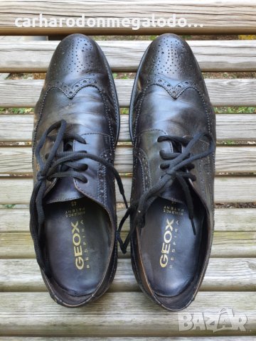 GEOX RESPIRA Като Нови Висок Клас Мъжки Обувки 100 ПРОЦЕНТА ВИСОКОКАЧЕСТВЕНА КОЖА , снимка 9 - Ежедневни обувки - 41540061