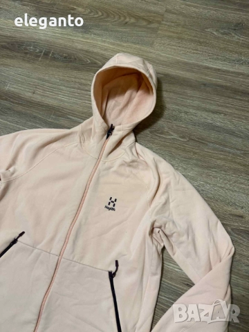 Дамско поларно hoodie HAGLOFS Polartec  Bungy , XL размер, снимка 5 - Якета - 52966853