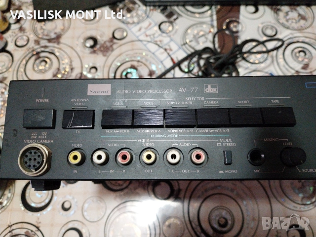 Видео аудио dbx processor Sansui AV-77, снимка 2 - Друга електроника - 52674837