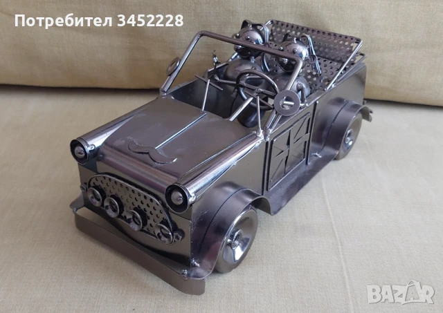 метална поставка за бутилка за ценители , снимка 3 - Декорация за дома - 51307102