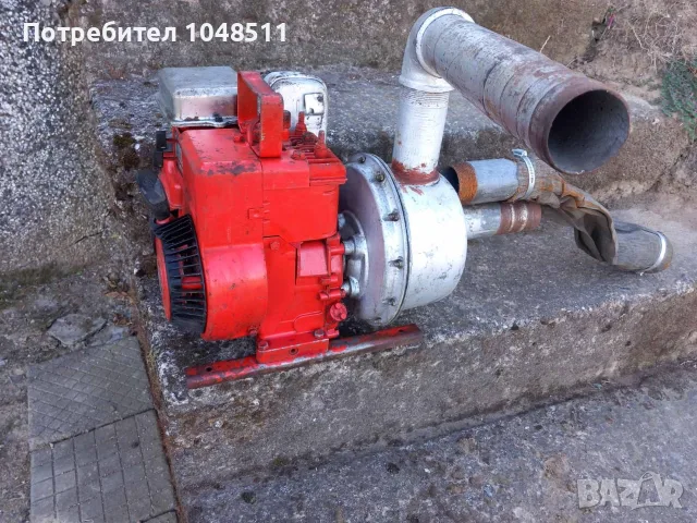 Бензинова водна помпа 2 цола с двигател Briggs Stratton, снимка 4 - Водни помпи - 56115008