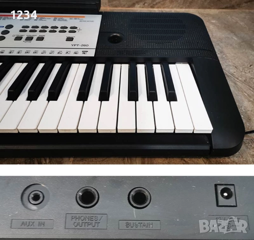 като НОВ синтезатор клавир пиано YAMAHA YPT-260 с 5 октави , снимка 8 - Синтезатори - 52591182
