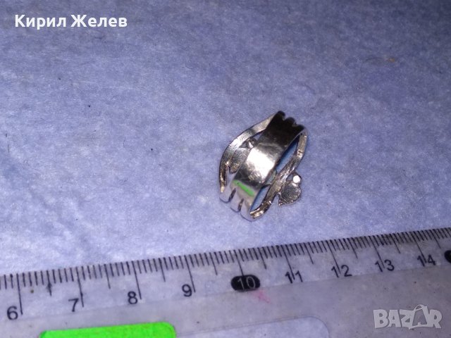 АЖУРЕН ЕМАЙЛИРАН ФЕШЪН СРЕБЪРЕН ПРЪСТЕН СРЕБРО 925 ДИЗАЙНЕРСКО АРТ БИЖУ 38436, снимка 14 - Пръстени - 41388974