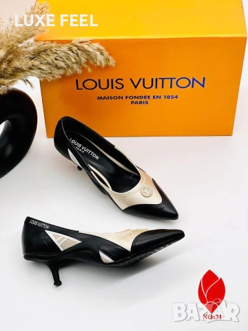 Louis Vuitton ⚜️ Дамски Обувки , снимка 3 - Дамски обувки на ток - 53816214