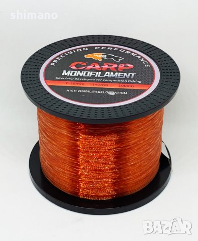 Шаранско влакно CarpMax WINE RED 1000м., снимка 1